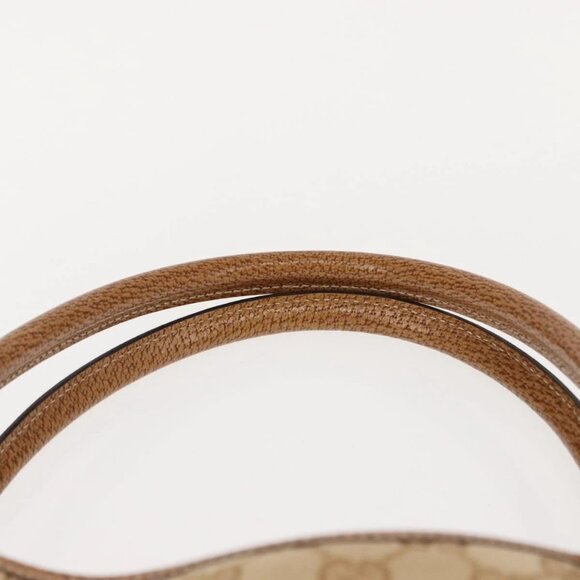 GUCCI GG Canvas Tote Bag Beige Brown 113015 Auth am9499V - Picture 9 of 16